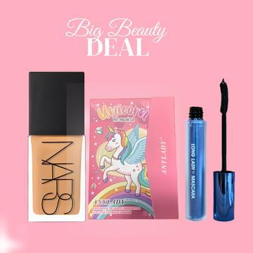 Deal | Nars Foundation | Bob long wear Mascara | Anylady Unicorn Eyeshadow